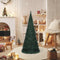 vidaXL - Kunstkerstboom - met - verlichting - pop-up - 210 - cm - groen