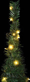 vidaXL - Kunstkerstboom - met - verlichting - pop-up - 210 - cm - groen