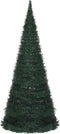 vidaXL - Kunstkerstboom - met - verlichting - pop-up - 210 - cm - groen