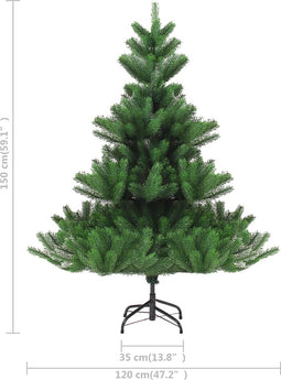 vidaXL - Kunstkerstboom - Nordmann - 150 - cm - groen