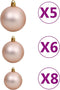 vidaXL - Kunstkerstboom - Nordmann - met - LED's - en - kerstballen - 210 - cm - groen