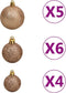 vidaXL - Kunstkerstboom - Nordmann - met - LED's - en - kerstballen - 210 - cm - groen