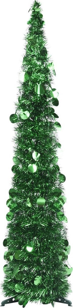vidaXL - Kunstkerstboom - pop-up - 120 - cm - PET - groen