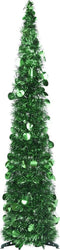 vidaXL - Kunstkerstboom - pop-up - 120 - cm - PET - groen