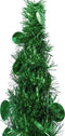 vidaXL - Kunstkerstboom - pop-up - 120 - cm - PET - groen