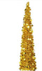vidaXL - Kunstkerstboom - pop-up - 180 - cm - PET - goudkleurig
