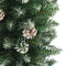 vidaXL - Kunstkerstboom - smal - met - standaard - 150 - cm - PVC