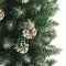 vidaXL - Kunstkerstboom - smal - met - standaard - 180 - cm - PVC