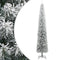 vidaXL - Kunstkerstboom - smal - met - standaard - en - sneeuw - 270 - PVC