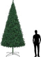vidaXL - Kunstkerstboom - wit - L - 240 - cm