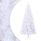 vidaXL - Kunstkerstboom - wit - L - 240 - cm