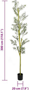 vidaXL - Kunstolijfboom - 1000 - blaadjes - 300 - cm - groen