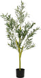 vidaXL - Kunstolijfboom - 450 - blaadjes - 120 - cm - groen