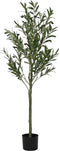 vidaXL - Kunstolijfboom - 450 - blaadjes - 120 - cm - groen
