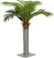 vidaXL - Kunstpalmboom - 12 - bladeren - 150 - cm - groen