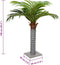 vidaXL - Kunstpalmboom - 6 - bladeren - 100 - cm - groen