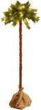 vidaXL - Kunstpalmboom - met - LED's - 120 - cm