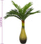vidaXL - Kunstpalmplant - 9 - blaadjes - 70 - cm - groen
