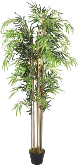 vidaXL - Kunstplant - bamboe - 1095 - bladeren - 150 - cm - groen