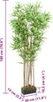 vidaXL - Kunstplant - bamboe - 1288 - bladeren - 180 - cm - groen