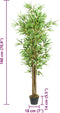 vidaXL - Kunstplant - bamboe - 1288 - bladeren - 180 - cm - groen