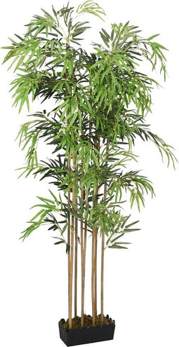 vidaXL - Kunstplant - bamboe - 1605 - bladeren - 180 - cm - groen
