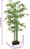 vidaXL - Kunstplant - bamboe - 240 - bladeren - 80 - cm - groen