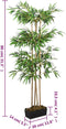 vidaXL - Kunstplant - bamboe - 380 - bladeren - 80 - cm - groen