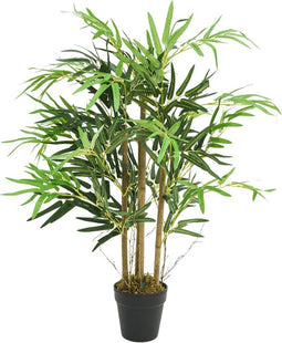 vidaXL - Kunstplant - bamboe - 500 - bladeren - 80 - cm - groen