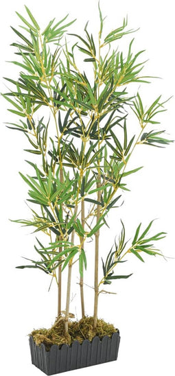 vidaXL - Kunstplant - bamboe - 552 - bladeren - 120 - cm - groen