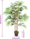 vidaXL - Kunstplant - bamboe - 730 - bladeren - 120 - cm - groen