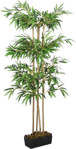 vidaXL - Kunstplant - bamboe - 760 - bladeren - 120 - cm - groen