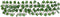 vidaXL - Kunstplant - druivenblad - op - latwerk - uittrek - baar - 180x20 - cm - groen