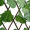 vidaXL - Kunstplant - druivenblad - op - latwerk - uittrek - baar - 180x20 - cm - groen