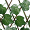 vidaXL - Kunstplant - druivenblad - op - latwerk - uittrekbaar - 190x60 - cm - groen