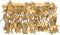 vidaXL - Kunstplant - esdoornblad - latwerk - 5st - uittrekbaar - 180x30 - cm - oranje