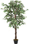 vidaXL - Kunstplant - ficus - 756 - bladeren - 150 - cm - groen