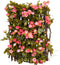 vidaXL - Kunstplant - klimop - latwerk - 5 - st - uittrekbaar - 180x20 - cm - donkerroze