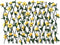 vidaXL - Kunstplant - klimop - op - latwerk - 5 - st - uittrekbaar - 180x60 - cm - geel