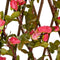 vidaXL - Kunstplant - klimop - op - latwerk - uittrekbaar - 180x60 - cm - donkerroze