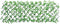 vidaXL - Kunstplant - klimop - op - latwerk - uittrekbaar - 180x65 - cm - groen