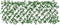vidaXL - Kunstplant - klimop - op - latwerk - uittrekbaar - 186x30 - cm - groen