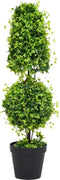 vidaXL - Kunstplant - met - pot - buxus - 100 - cm - groen
