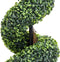 vidaXL - Kunstplant - met - pot - buxus - spiraal - 117 - cm - groen
