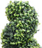 vidaXL - Kunstplant - met - pot - buxus - spiraal - 117 - cm - groen