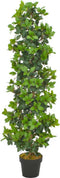 vidaXL - Kunstplant - met - pot - laurierboom - 130 - cm - groen
