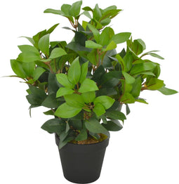vidaXL - Kunstplant - met - pot - laurierboom - 40 - cm - groen