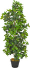 vidaXL - Kunstplant - met - pot - laurierboom - 90 - cm - groen