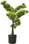 vidaXL - Kunstplant - met - pot - pinus - bonsai - 60 - cm - groen