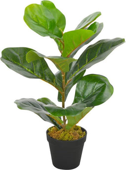 vidaXL - Kunstplant - met - pot - vioolbladplant - 45 - cm - groen